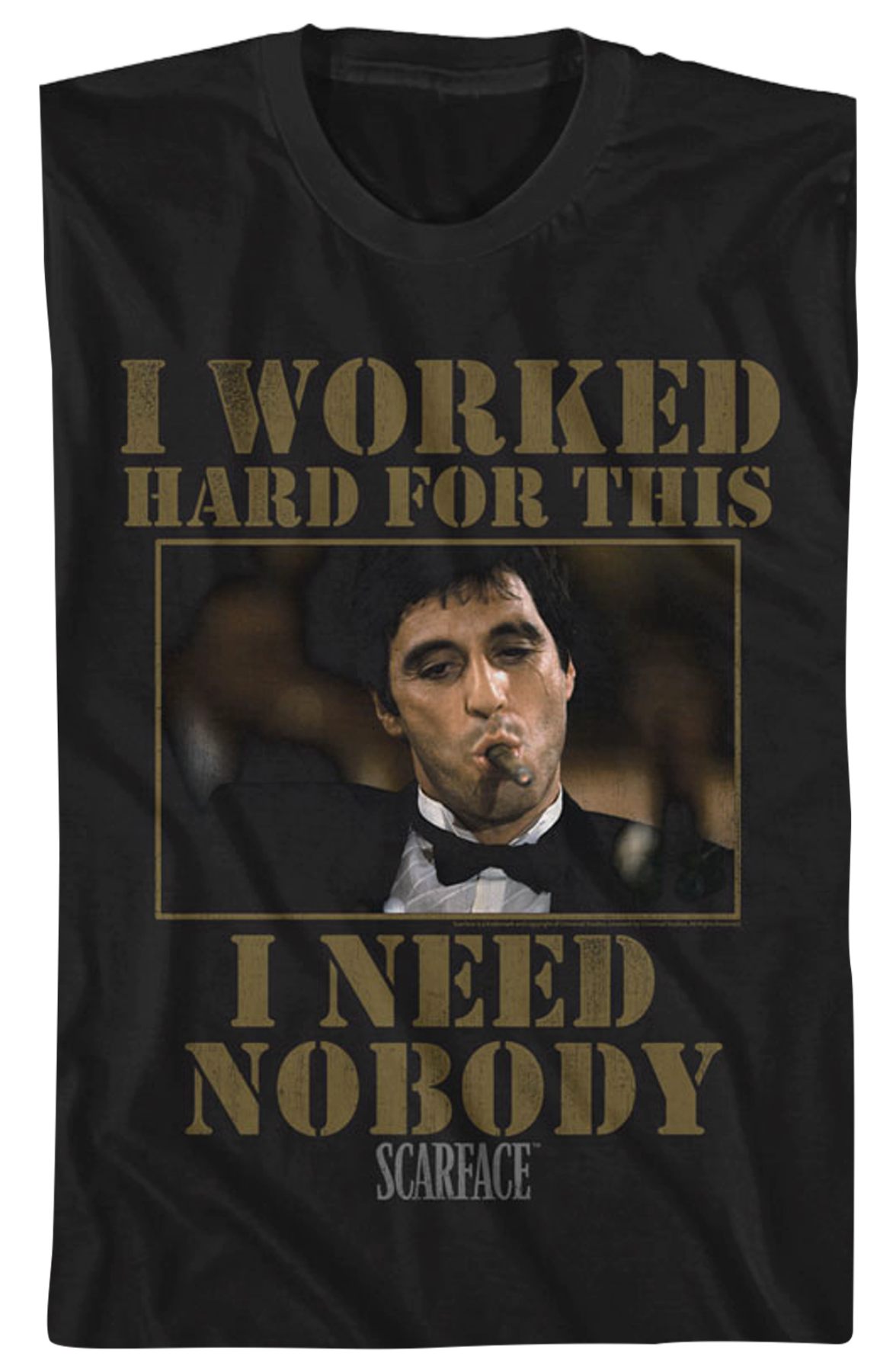 I Need Nobody Scarface T-Shirt
