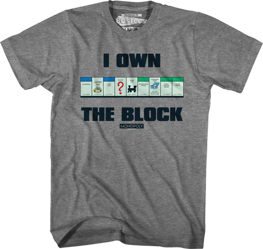 I Own The Block Monopoly T-Shirt