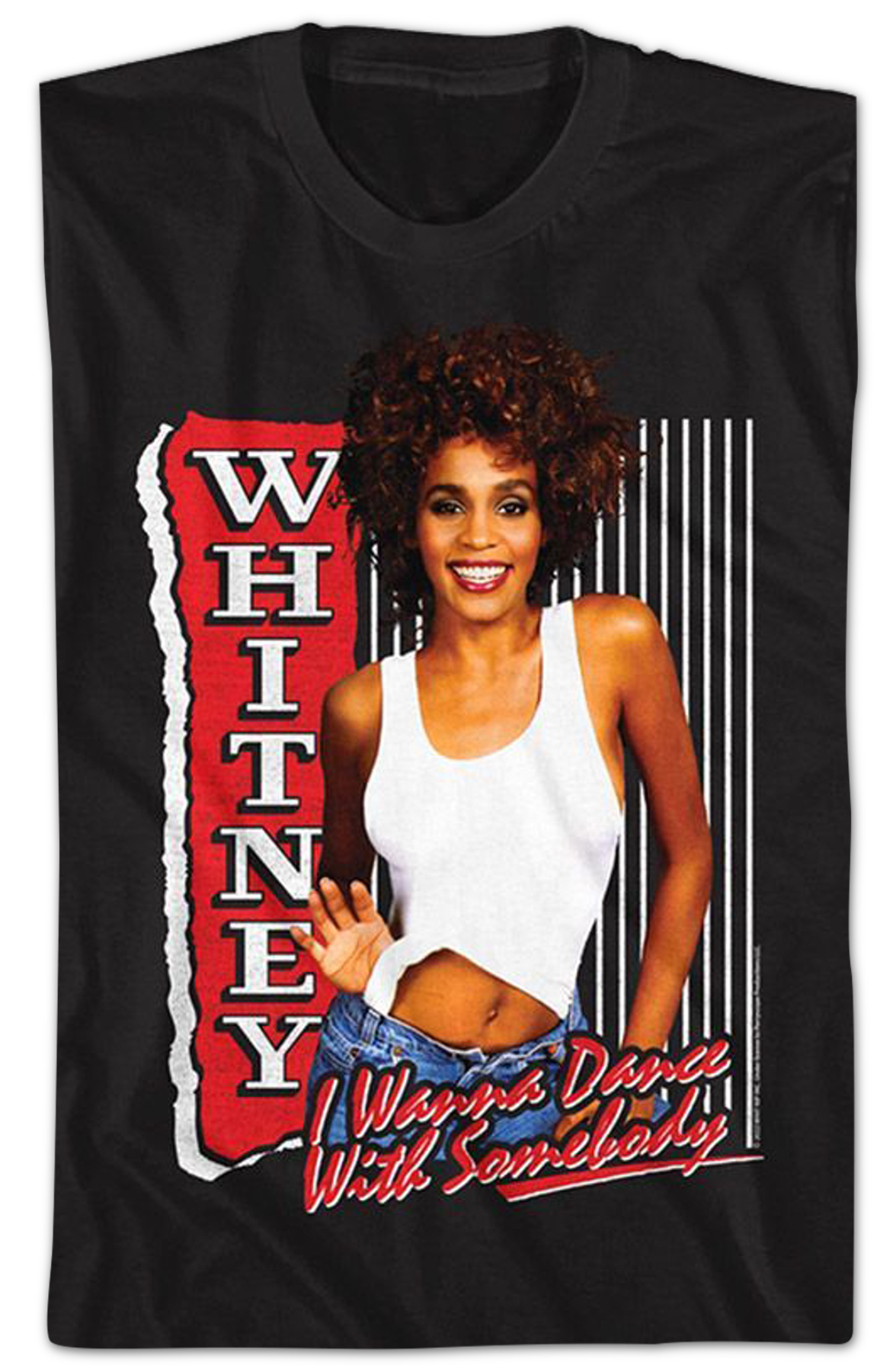 I Wanna Dance With Somebody Whitney Houston T-Shirt
