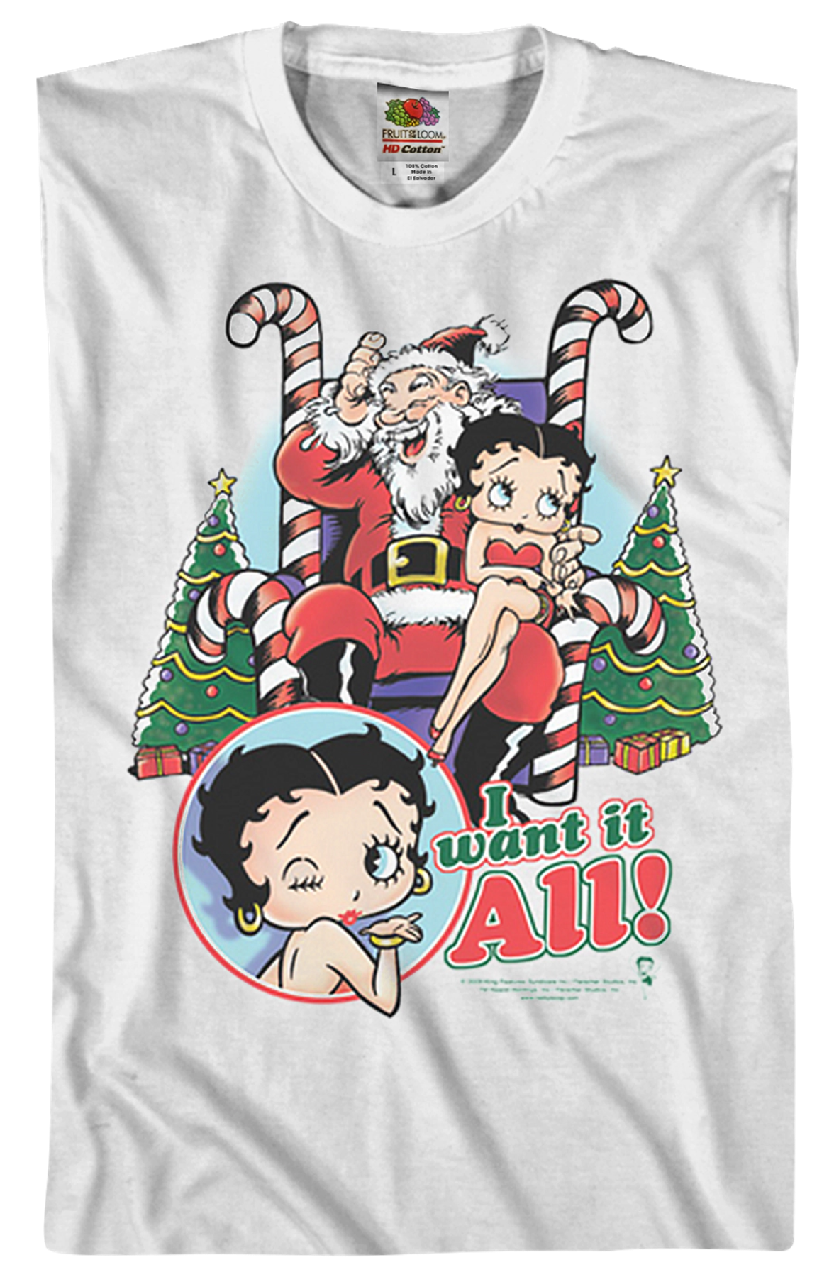 I Want It All Betty Boop T-Shirt