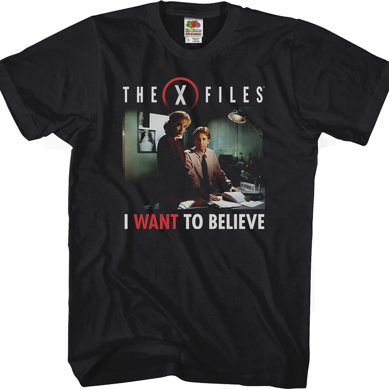 I Want To Believe X-Files Shirt