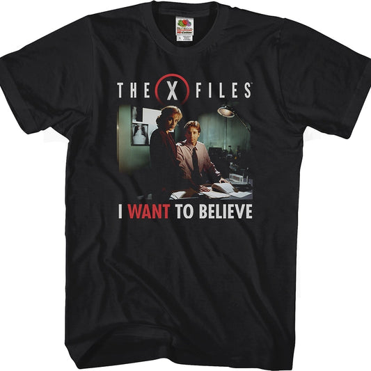 I Want To Believe X-Files Shirt