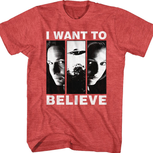 I Want To Believe X-Files T-Shirt