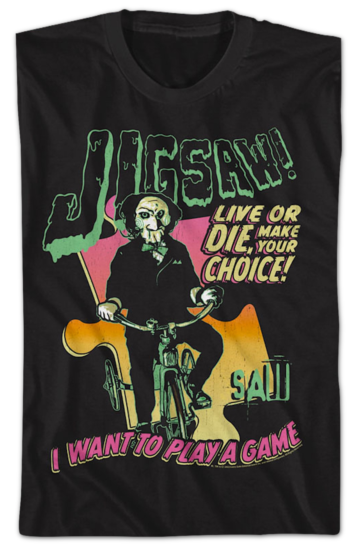 I Want To Play A Game Saw T-Shirt