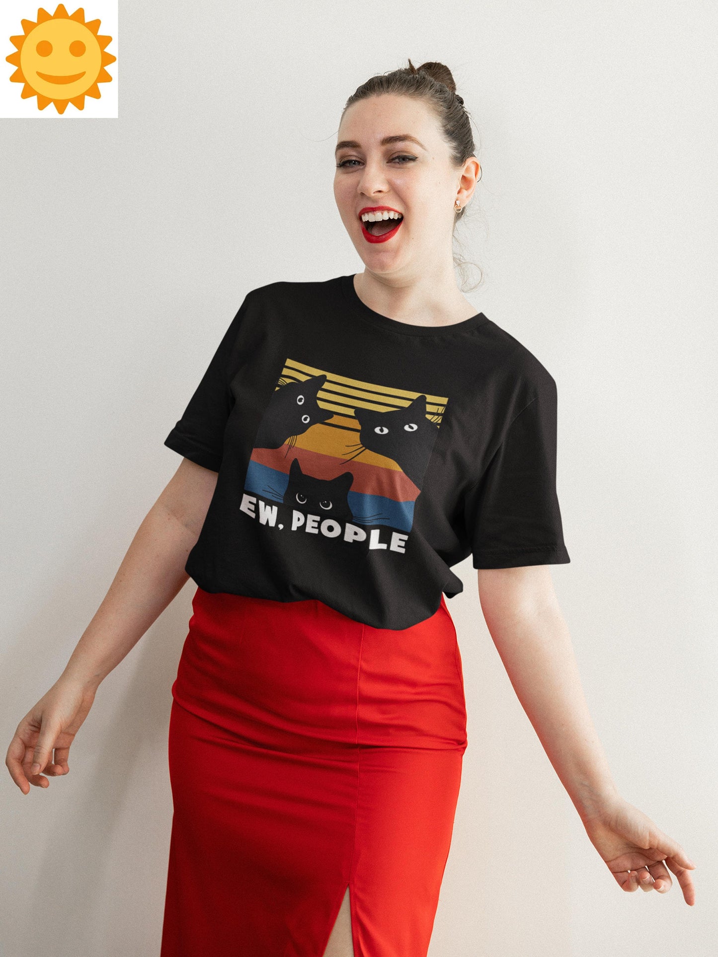 Cats Ew People Vintage T-Shirt, Pet Lovers Shirt, Black Cat Vintage Shirt, Cat Shirt, Cat Lovers Shirt, Black Cat Shirt, Cat Vintage Shirt