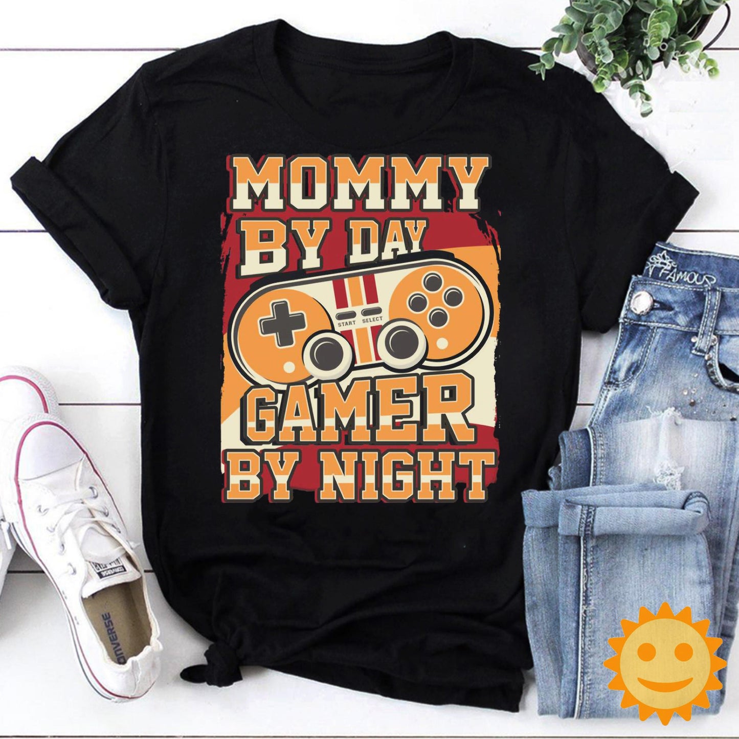 Mommy By Day Gamer By Night Vintage T-Shirt, Mothers Day Shirt, Mother's Day Shirt, Mom Shirt, Funny Mom Shirt, Mom Lovers Shirt