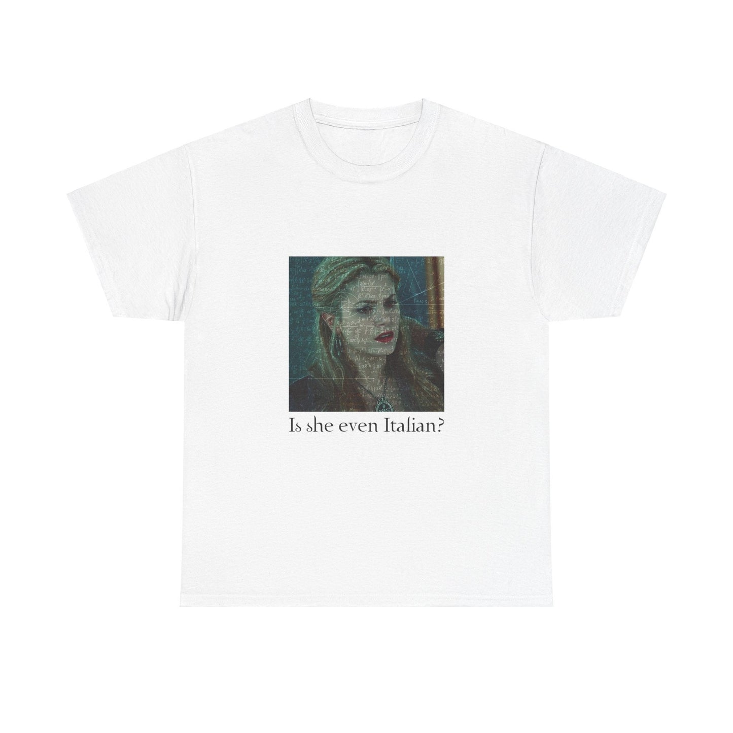 Rosalie Hale - Funny T-shirt - Is she even Italian - Twilight inspired - Unisex Heavy Cotton Tee