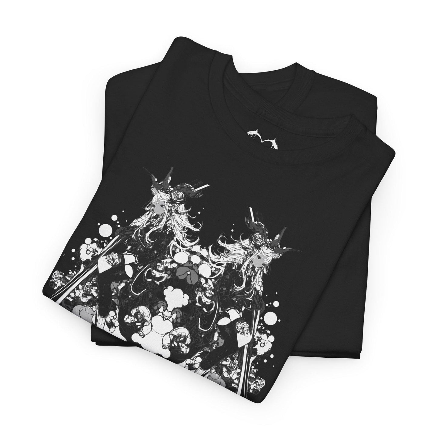 B&W Chrome Girl Kaleidoscope T | Graphic Tee | Streetwear | Graphic Tee | Casual Apparel | Streetwear Shirt | Trippy T Shirt | Unisex Tee