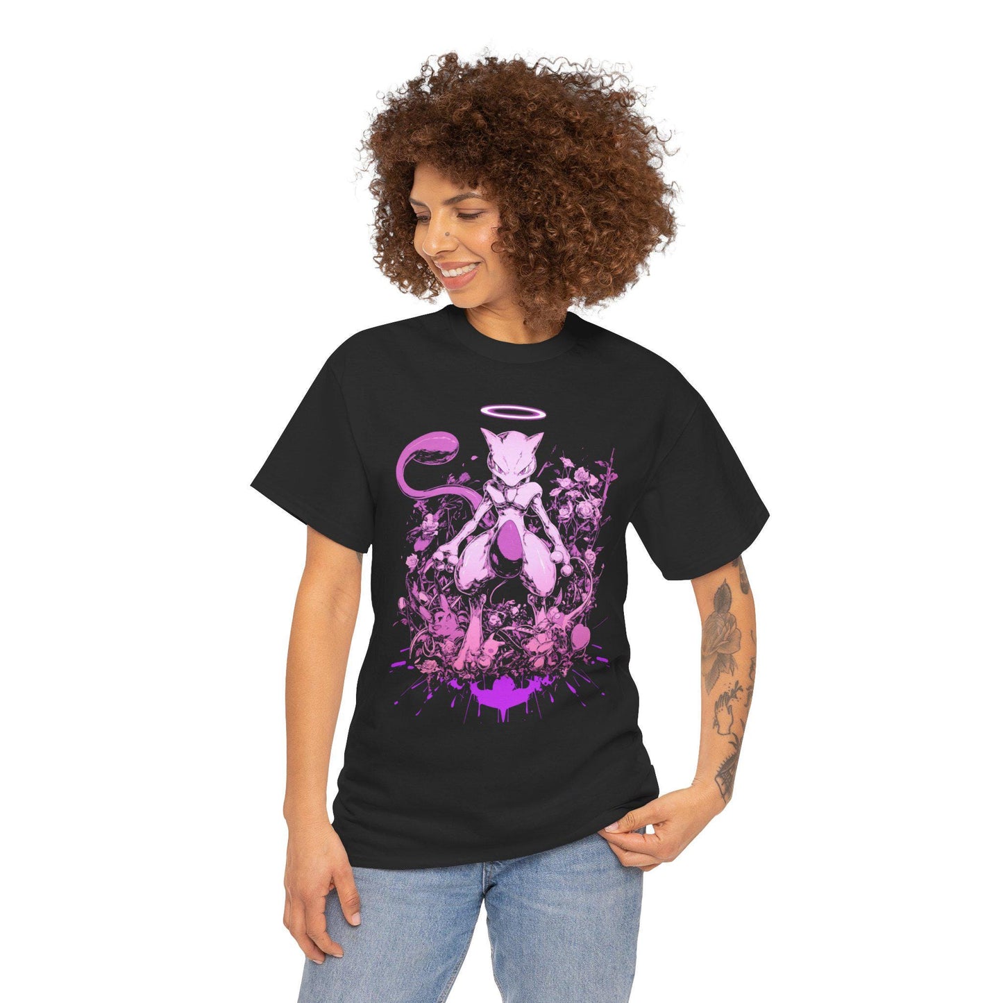Mewtwo TShirt | Graphic Tee | Anime Streetwear | Mewtwo Tee | Anime Tee | Casual Apparel | Streetwear Shirt | Trippy T Shirt | Unisex Tee