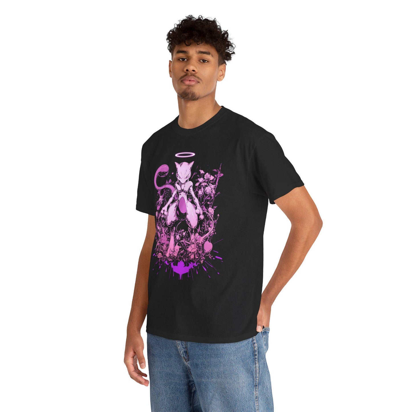 Mewtwo TShirt | Graphic Tee | Anime Streetwear | Mewtwo Tee | Anime Tee | Casual Apparel | Streetwear Shirt | Trippy T Shirt | Unisex Tee
