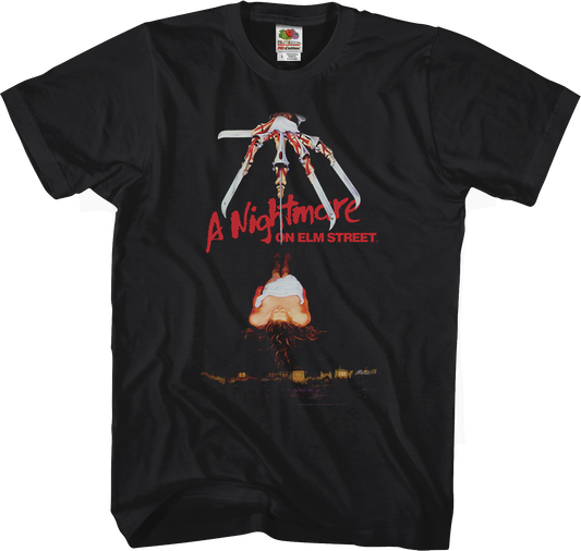 Italian Movie Poster Nightmare On Elm Street T-Shirt