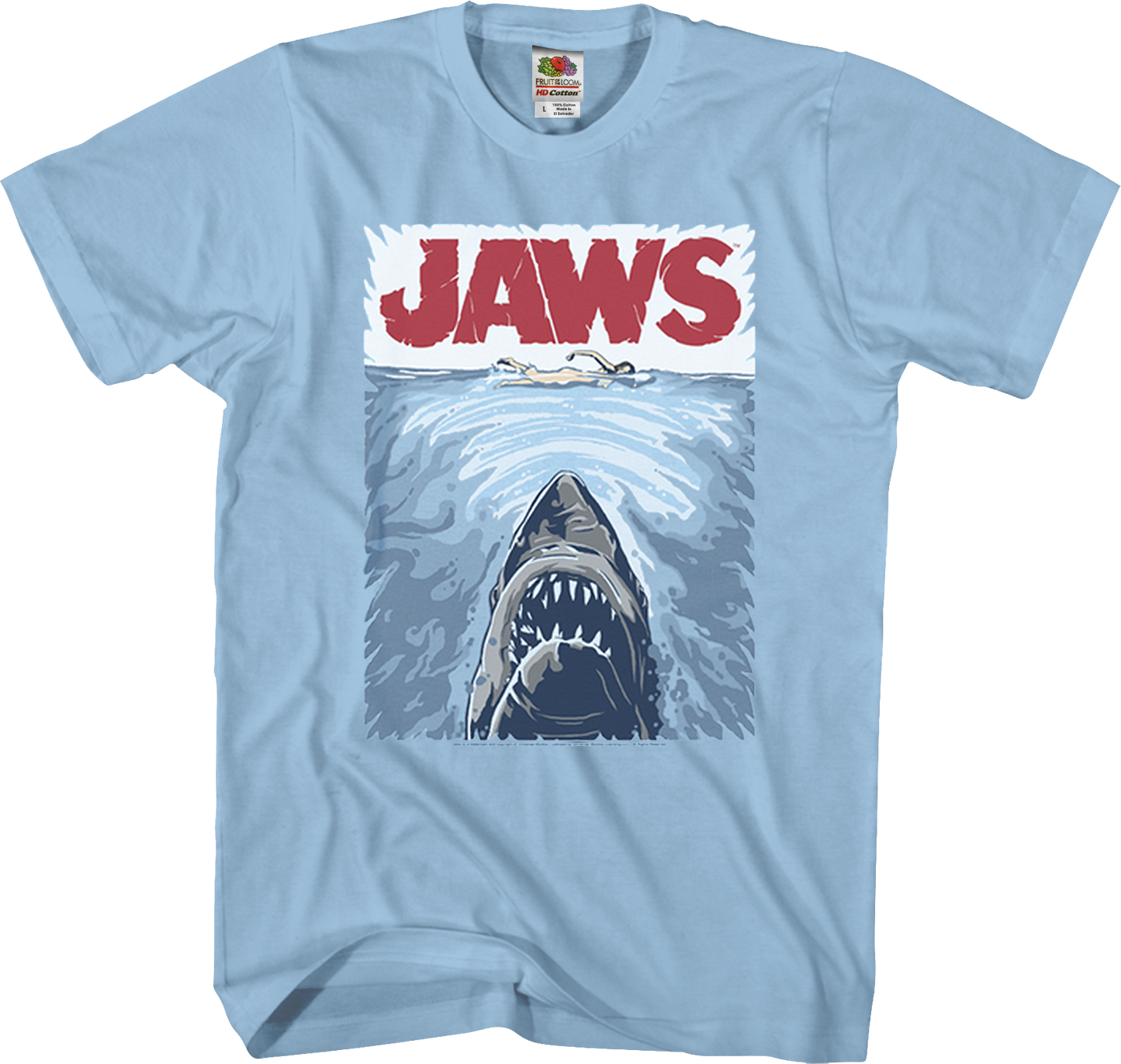 JAWS Graphic Poster Art T-Shirt