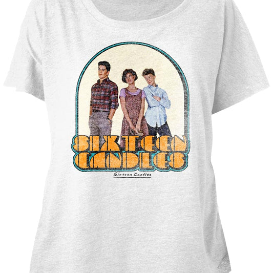 Ladies Sixteen Candles Poster Dolman Shirt