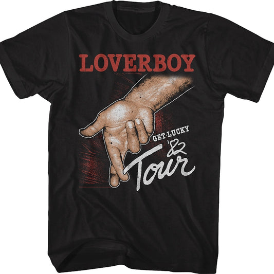 Loverboy Get Lucky Tour Shirt