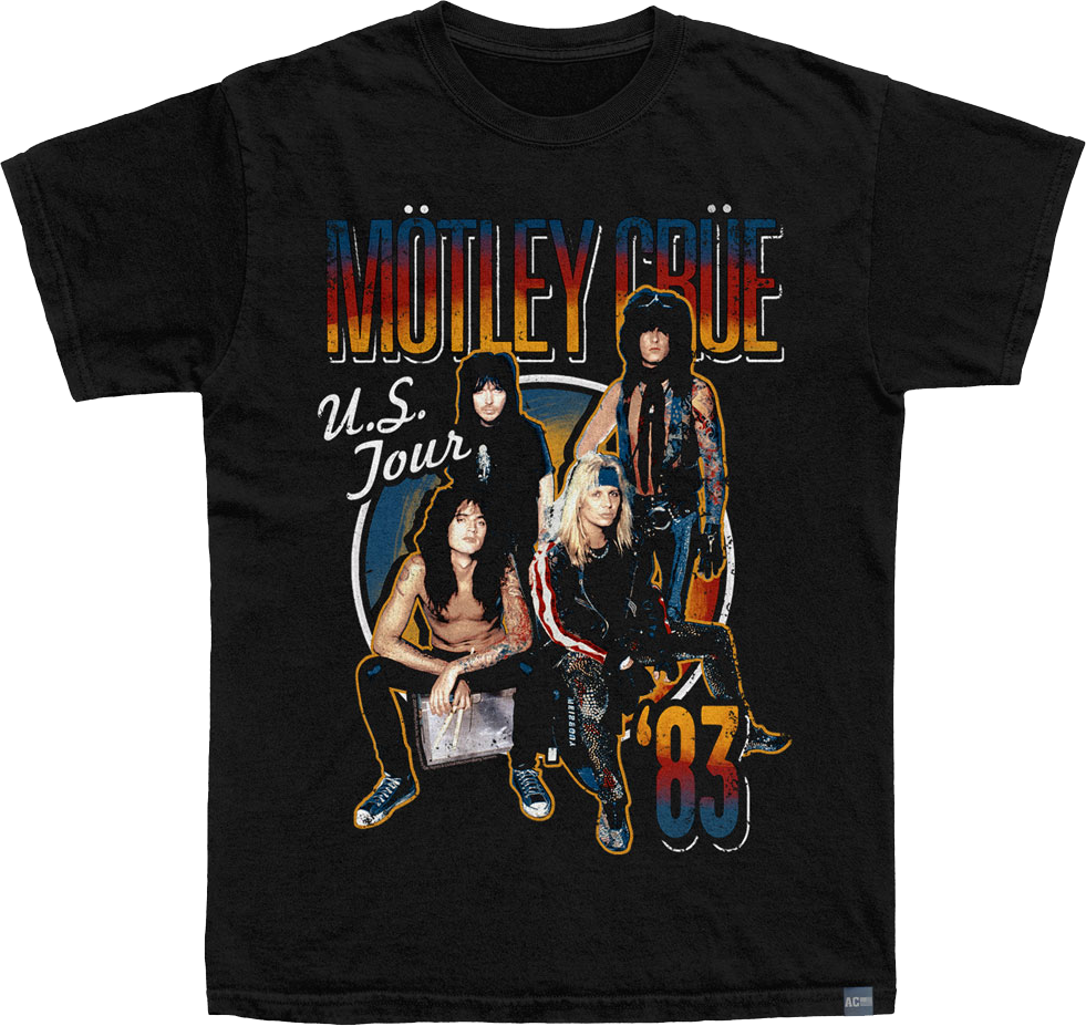 Made In USA Motley Crue US Tour '83 T-Shirt