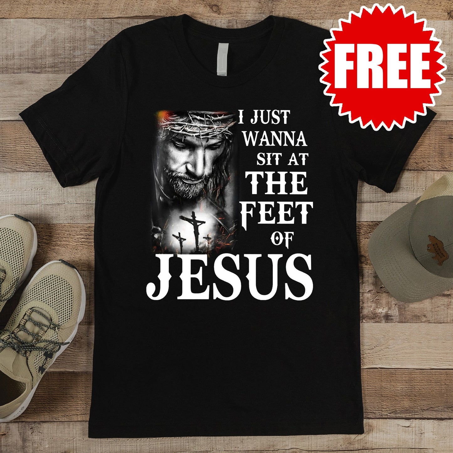 I Just Wanna Sit Tee - Black - 0