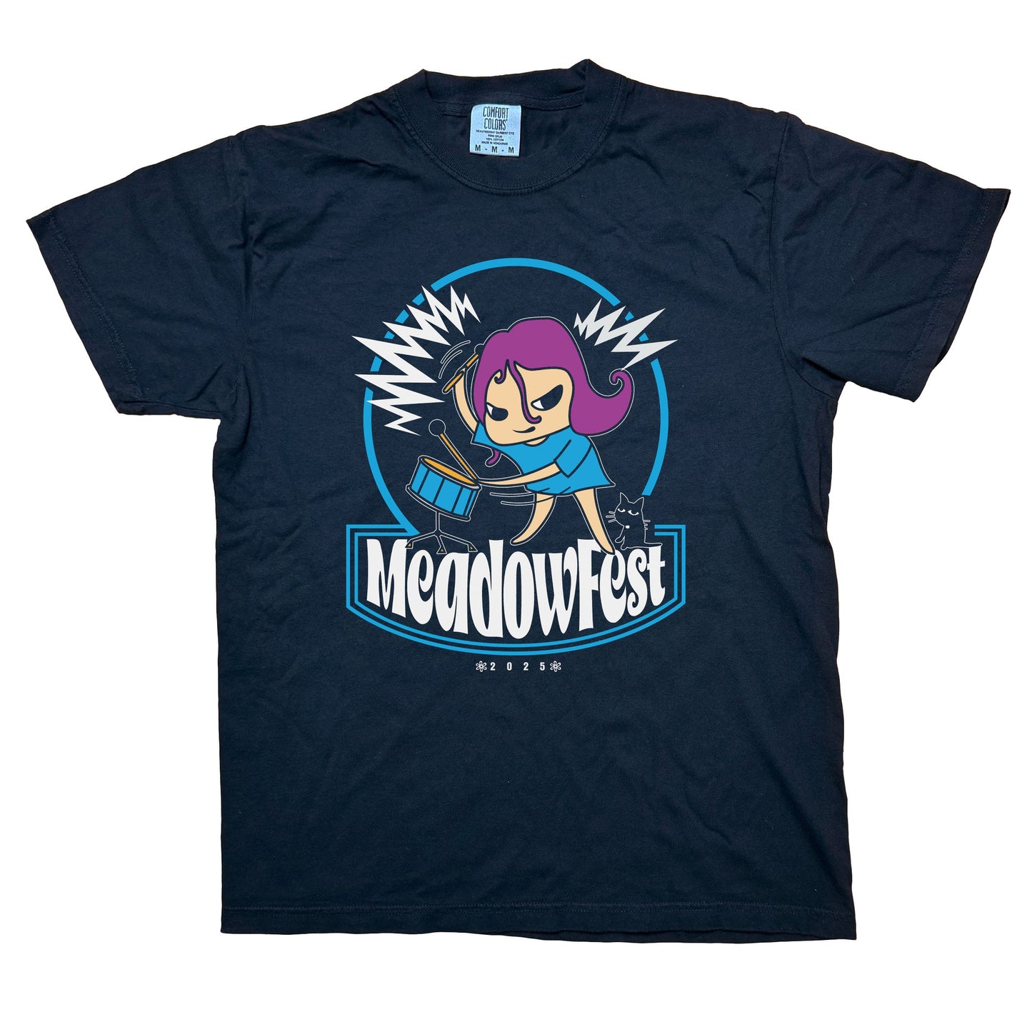 Official MeadowFest 2025 T-Shirts (Black) PRE-SALE / SHIPS WEEK OF Aug 11th.