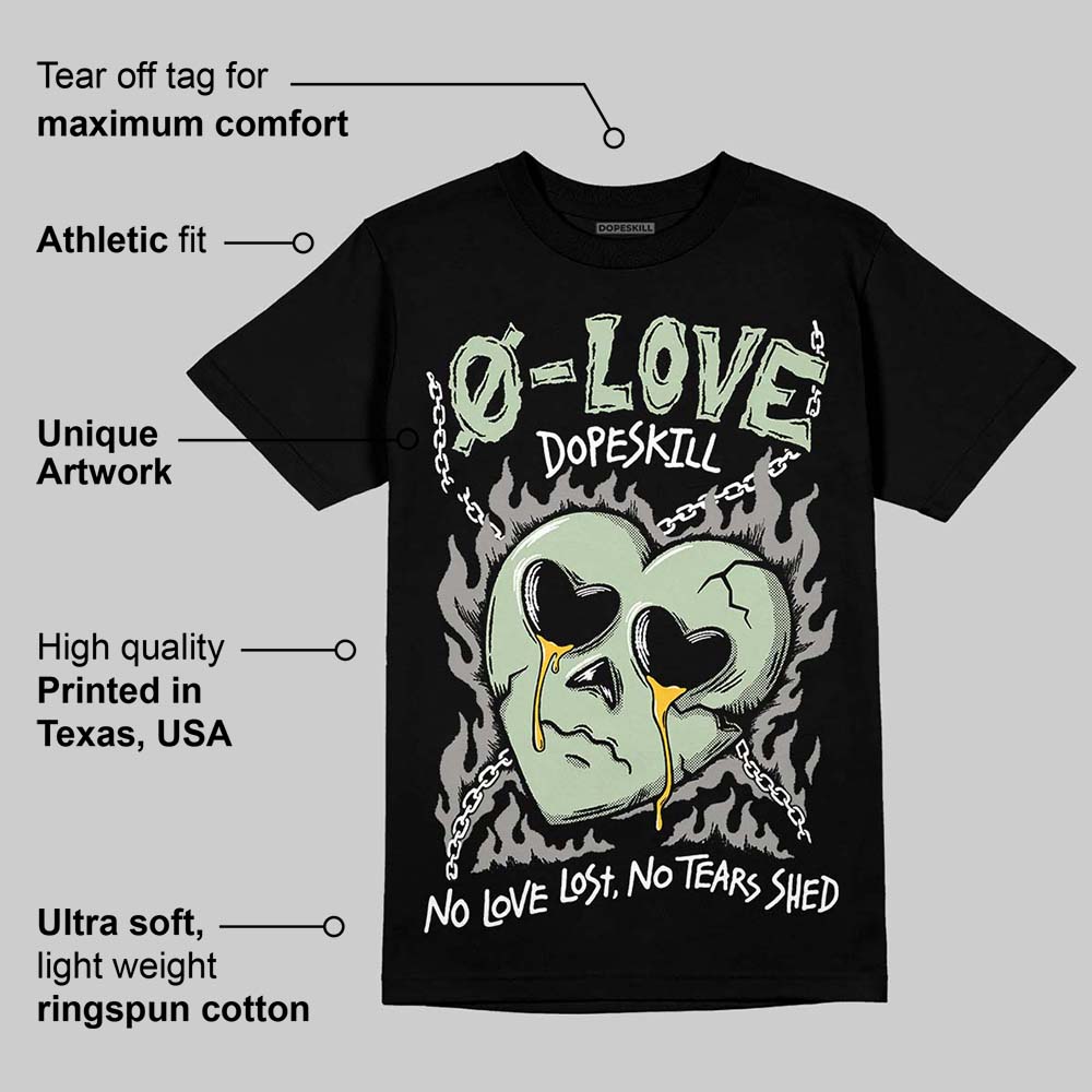 Seafoam 4s 2025 DopeSkill T-Shirt Crying Heart Graphic