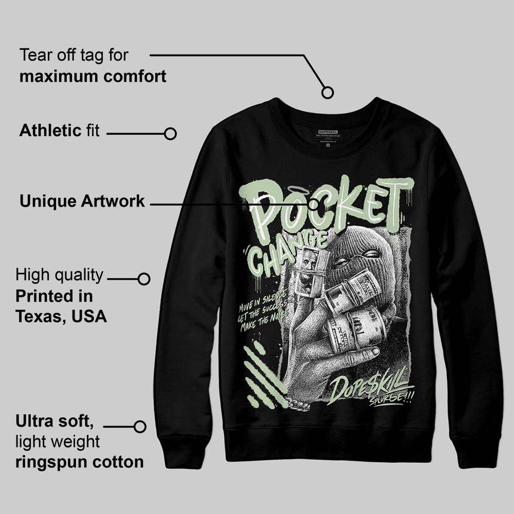 Seafoam 4s 2025 DopeSkill Sweatshirt Pocket Change Graphic