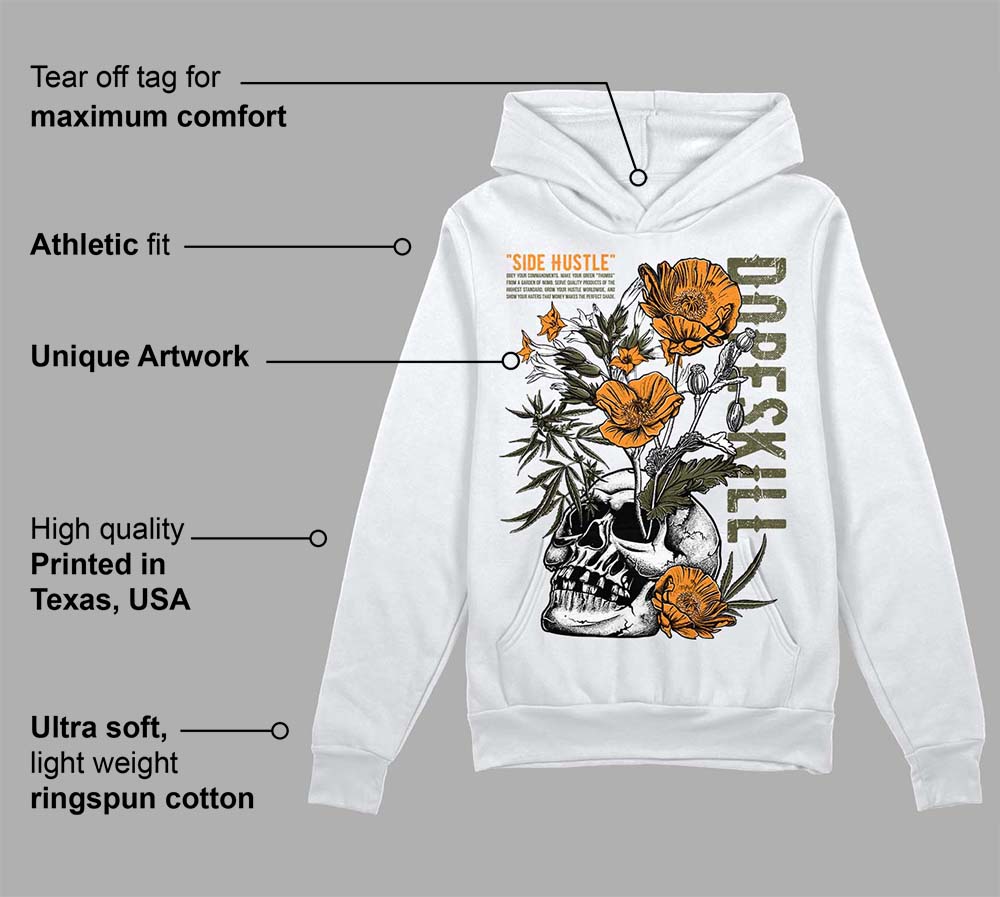 Olive 5s DopeSkill Hoodie Sweatshirt Side Hustle Graphic