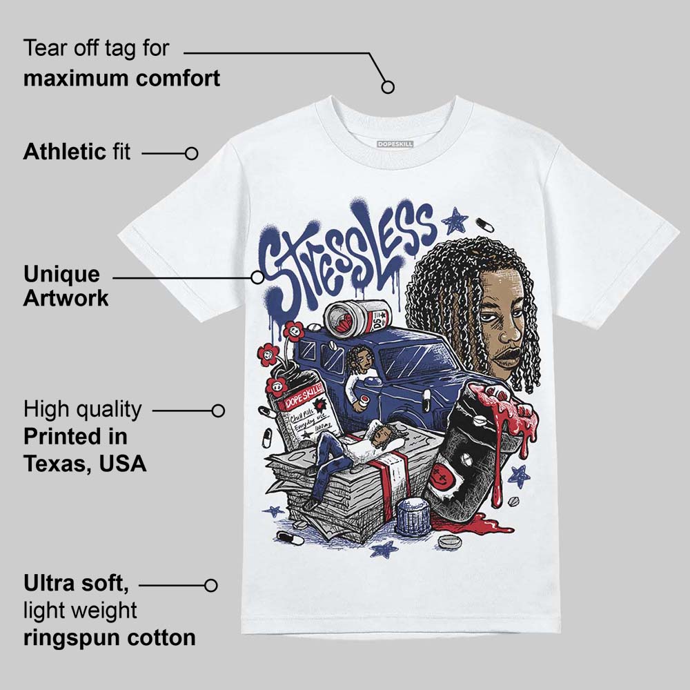 Rare Air Deep Royal Blue 1s DopeSkill T-Shirt Stressless Graphic