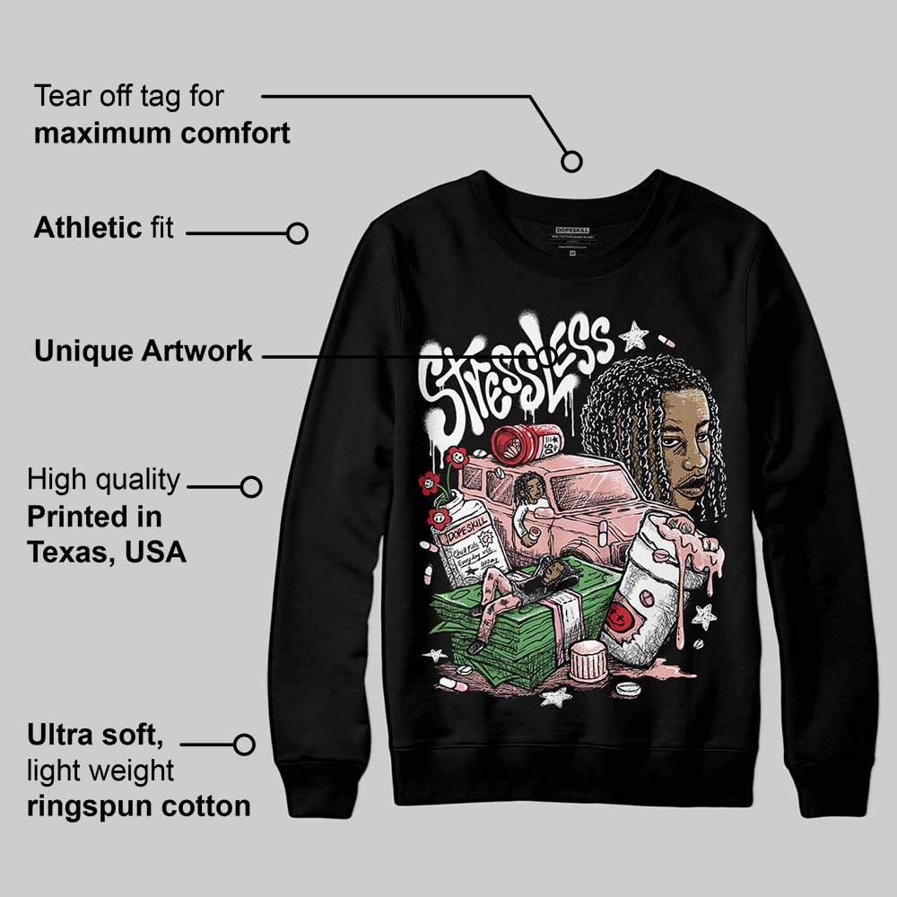 Rust Pink 1s 2025 DopeSkill Sweatshirt Stressless Graphic