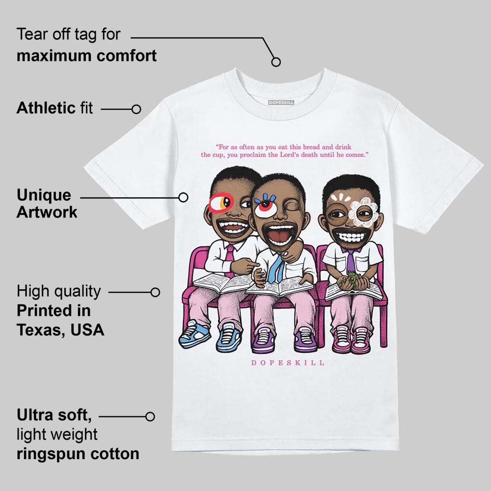 Triple Pink Dunk DopeSkill T-Shirt First Sunday Graphic