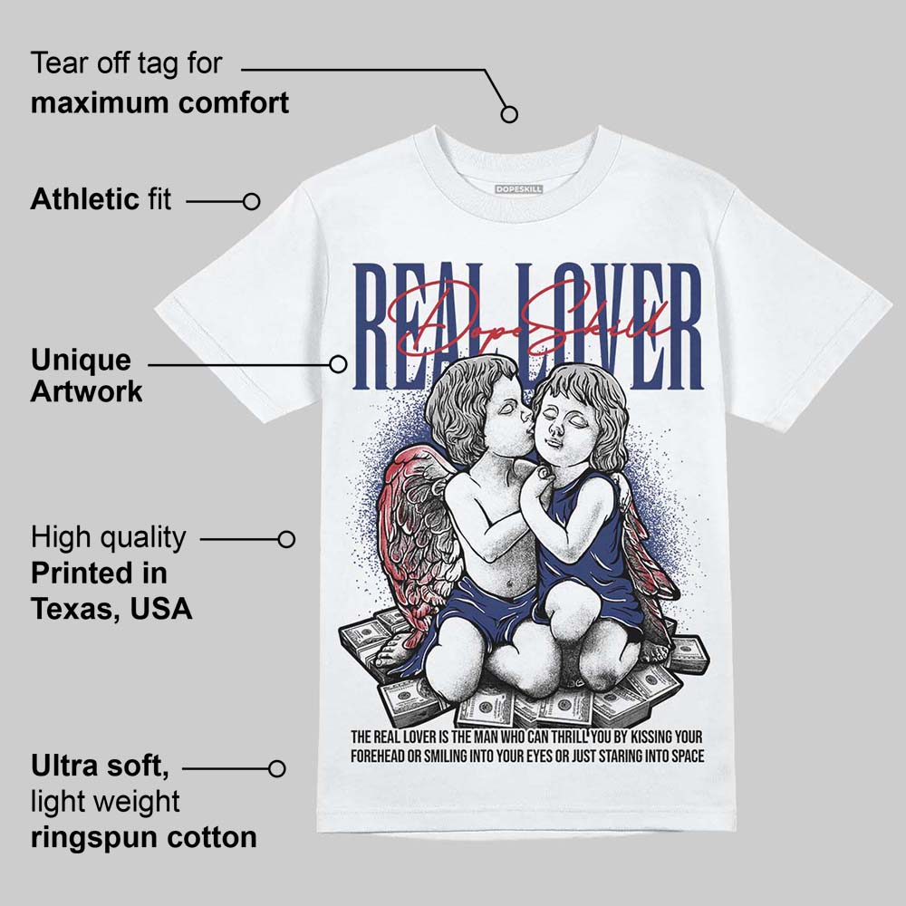 Rare Air Deep Royal Blue 1s DopeSkill T-Shirt Real Lover Graphic