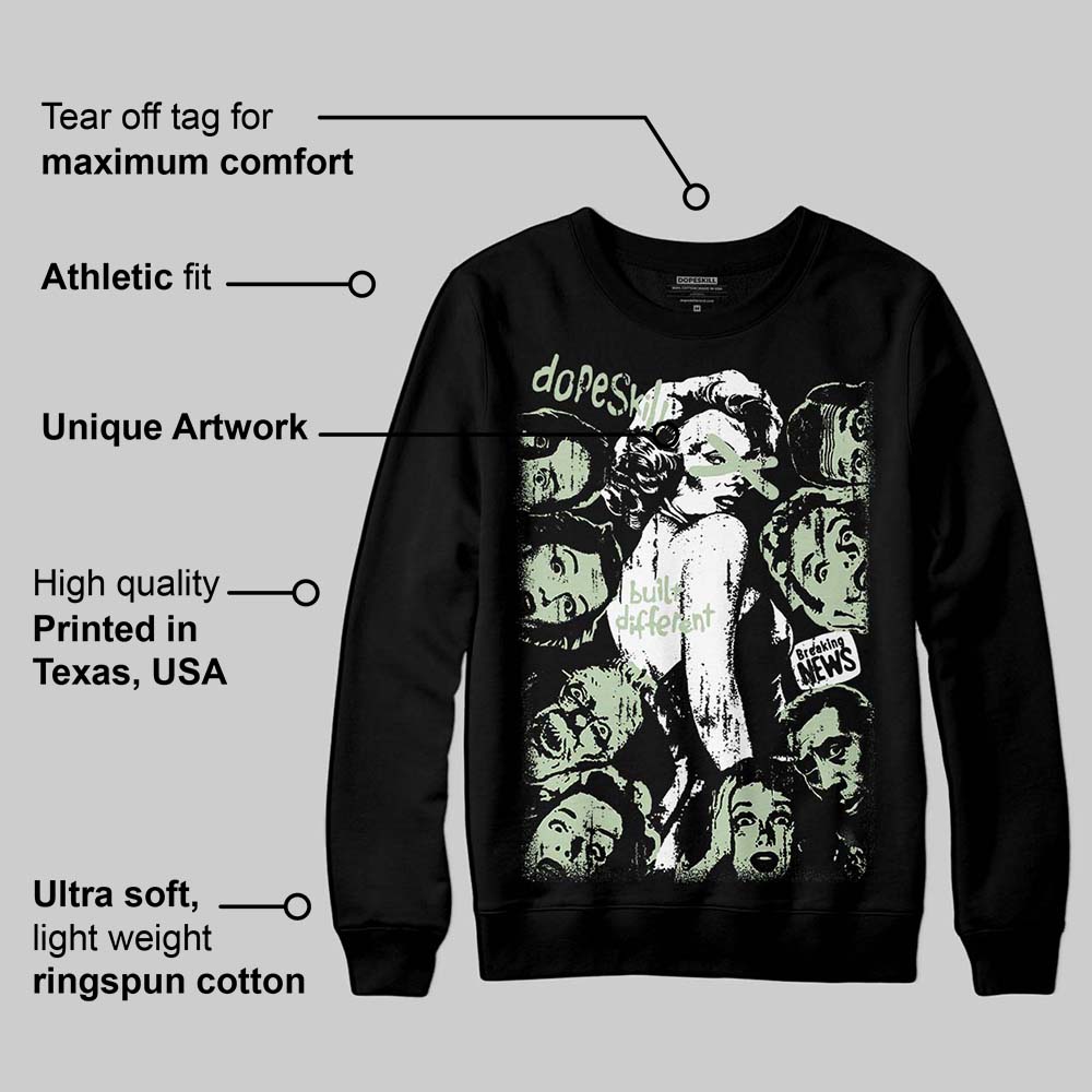 Seafoam 4s 2025 DopeSkill Sweatshirt Built Different Graphic