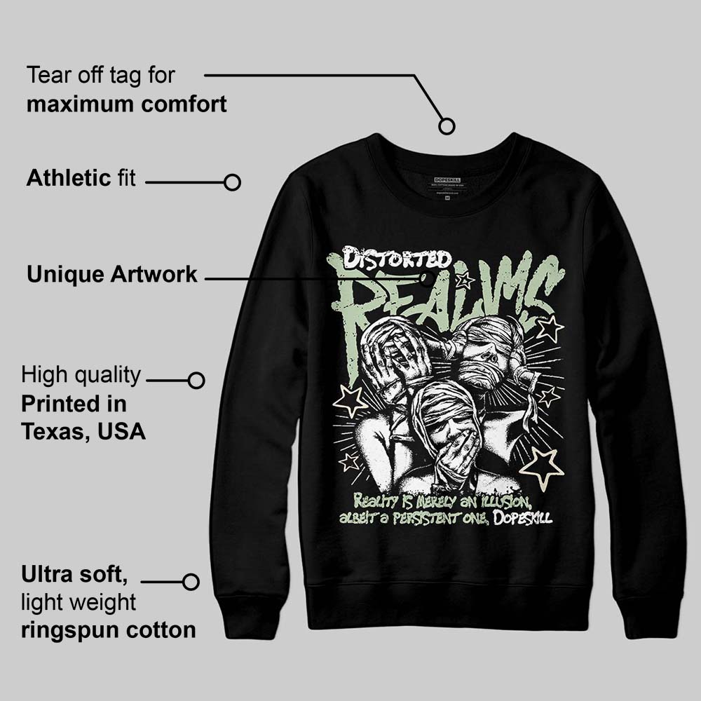Seafoam 4s 2025 DopeSkill Sweatshirt Distorted Realms Graphic