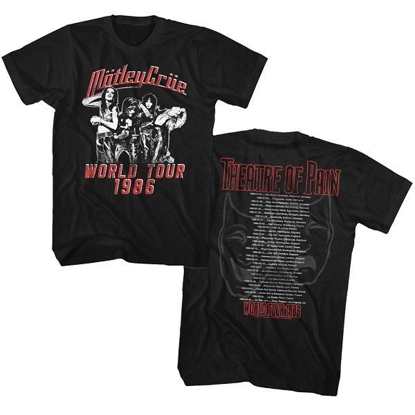 Motley Crue Theatre of Pain 1986 World Tour T-Shirt