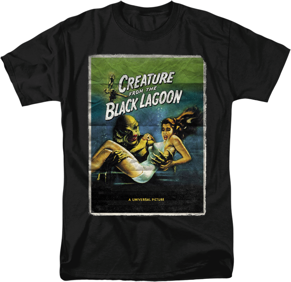 Movie Poster Creature From The Black Lagoon T-Shirt
