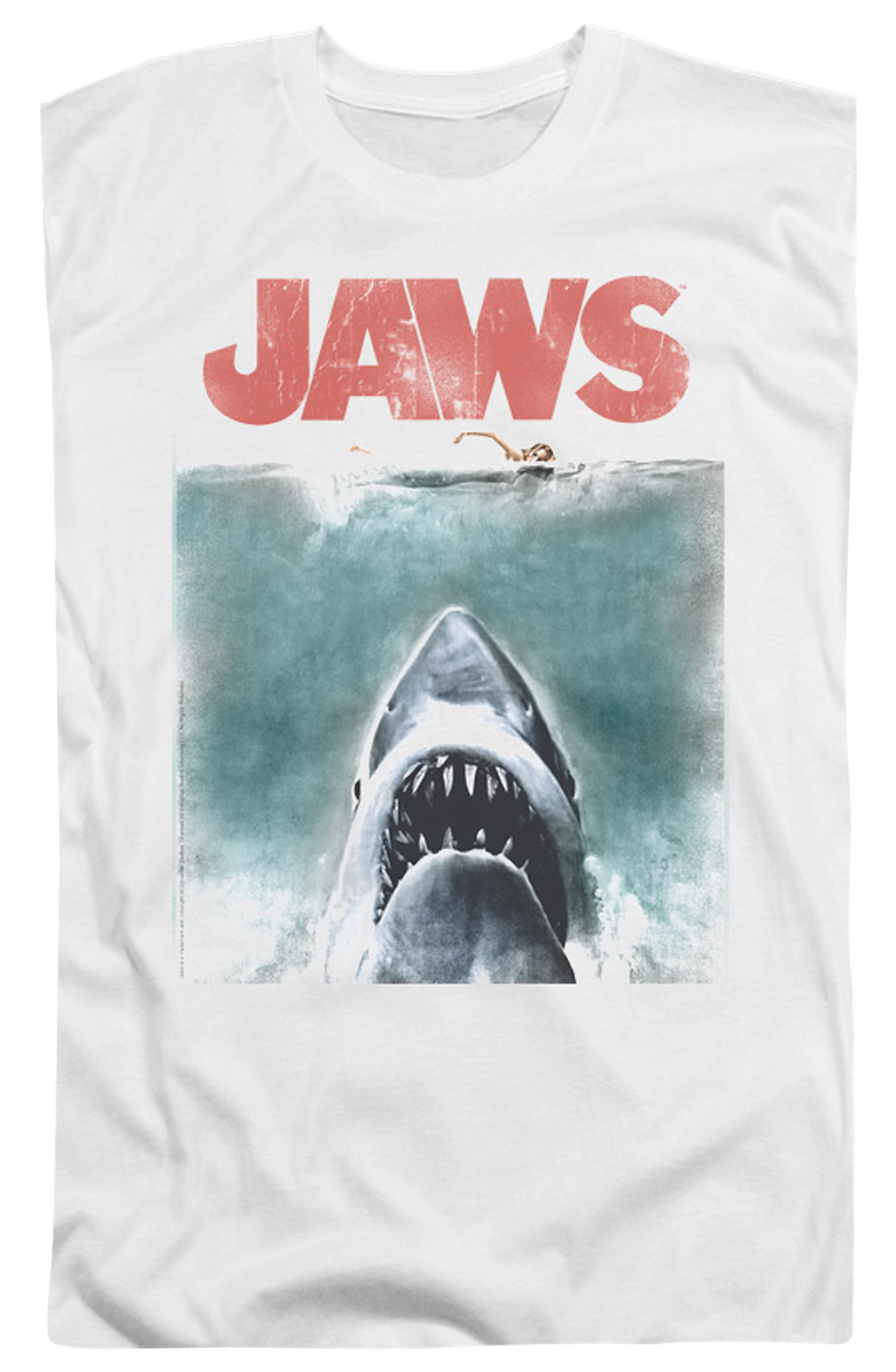 Movie Poster Premium Jaws T-Shirt