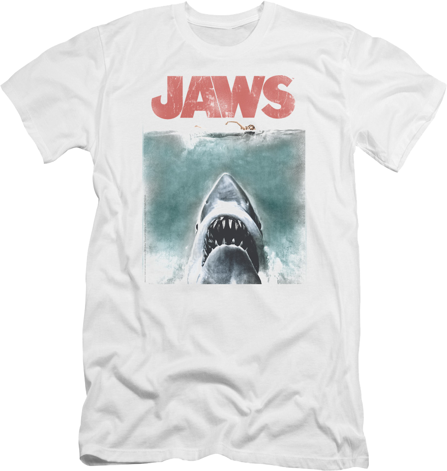 Movie Poster Premium Jaws T-Shirt