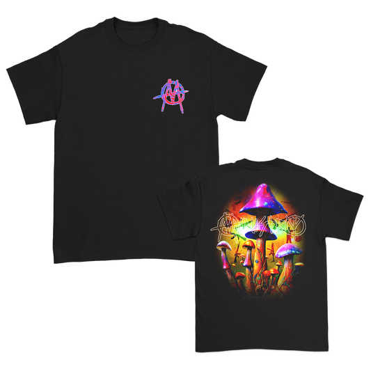 HOPIUM Mushroom T-Shirt (Black)