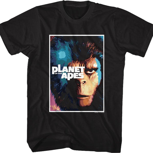 Painted Poster Planet Of The Apes T-Shirt