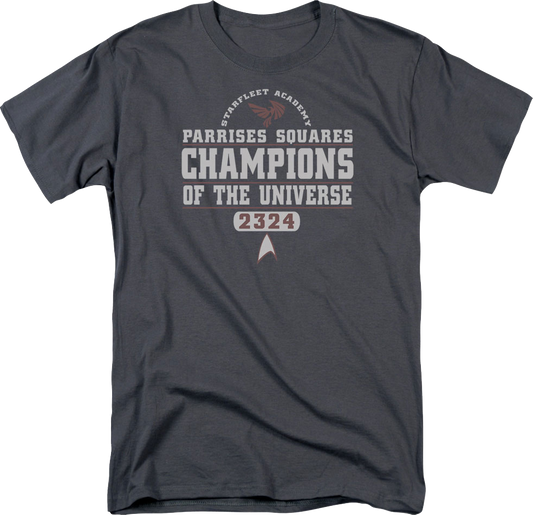 Parrises Squares Champions Star Trek T-Shirt