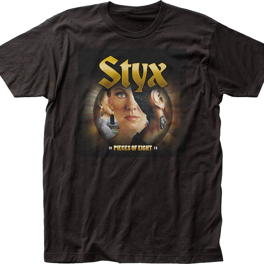 Pieces Of Eight Album Cover Styx T-Shirt