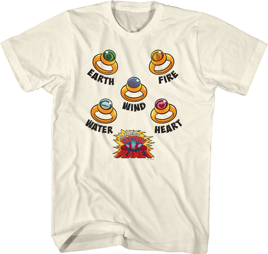 Planeteer Rings Captain Planet T-Shirt