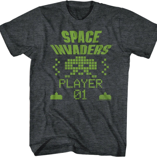 Player Space Invaders T-Shirt