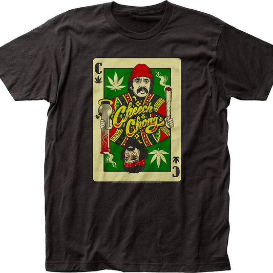 Playing Card Cheech and Chong T-Shirt