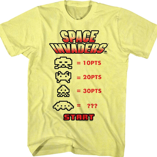 Points Space Invaders T-Shirt