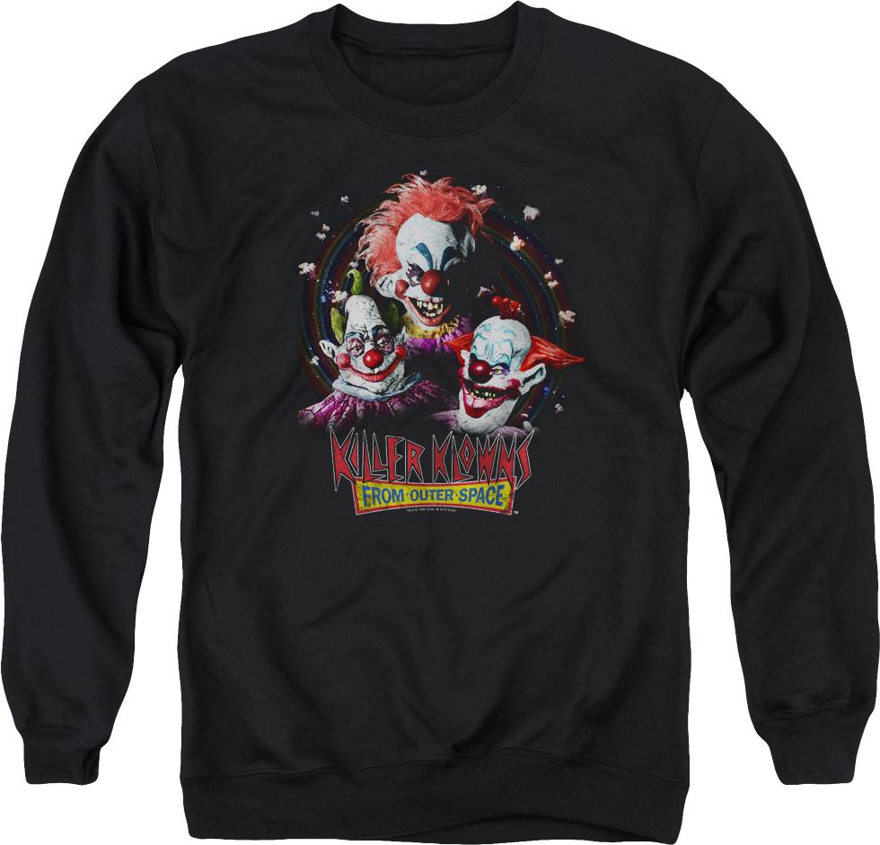 Popcorn Killer Klowns From Outer Space Sweatshirt