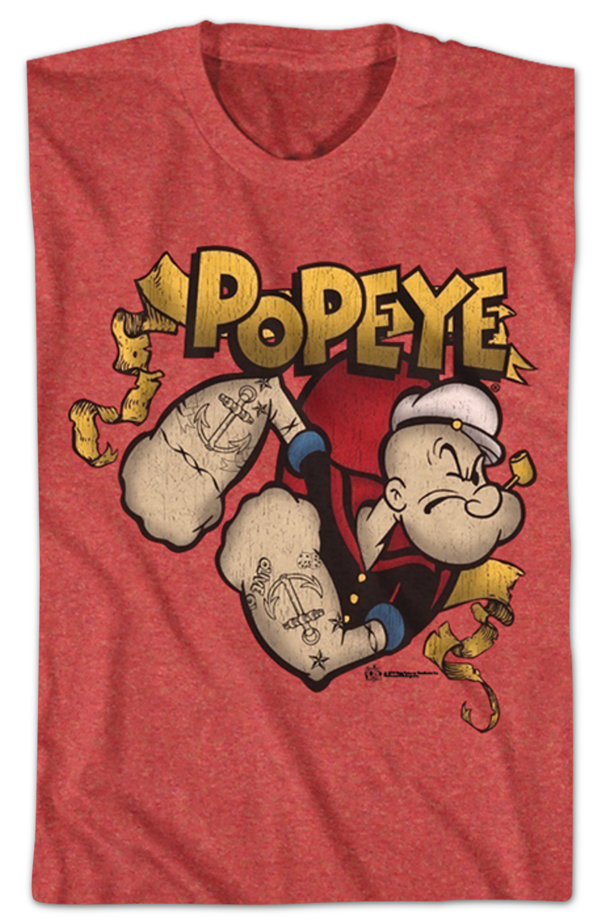 Popeye Gold Banner T-Shirt