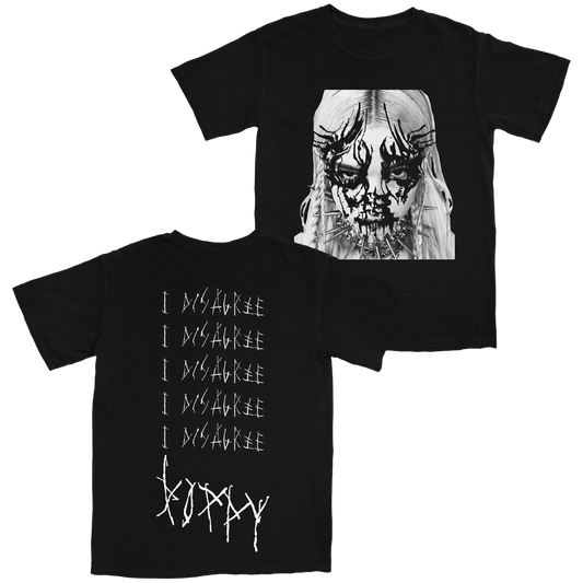 'I Disagree' Album Artwork T-Shirt (Black)