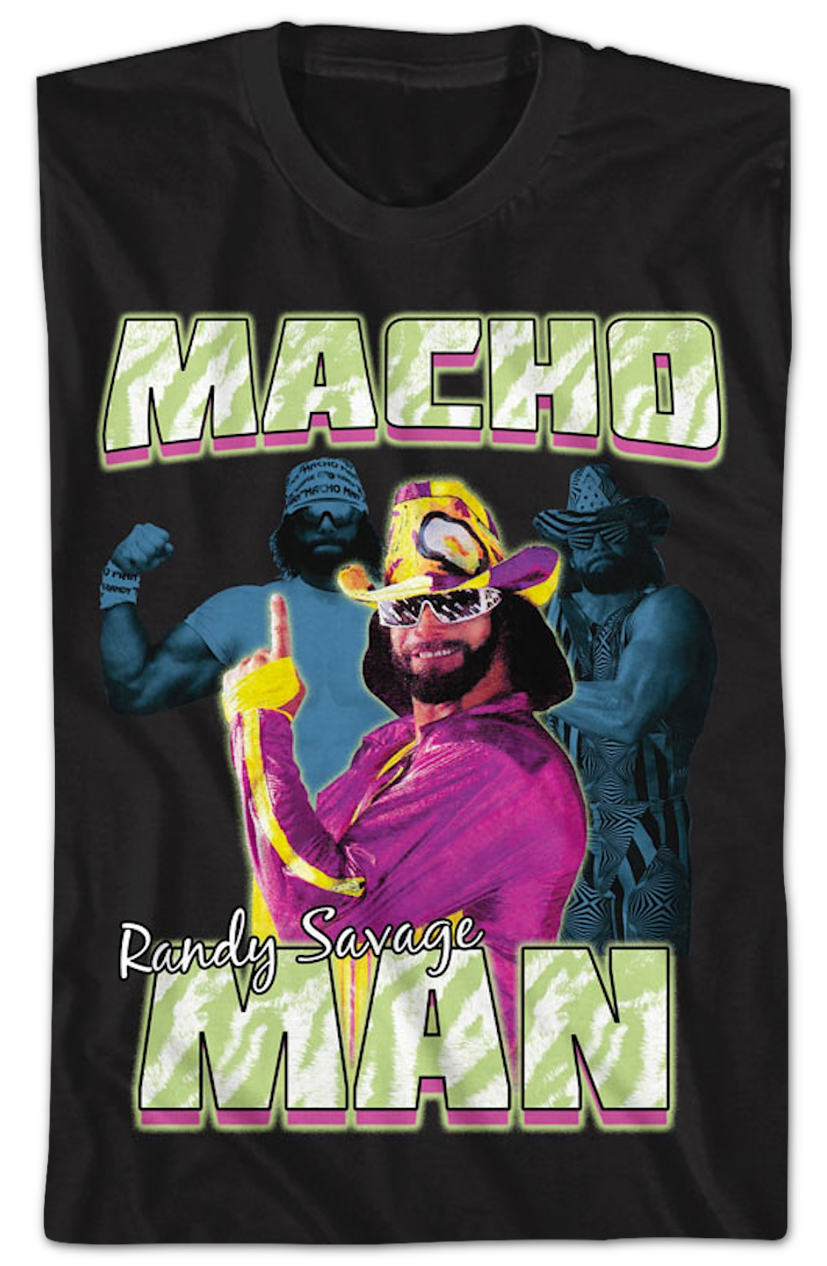 Posing Collage Macho Man Randy Savage T-Shirt