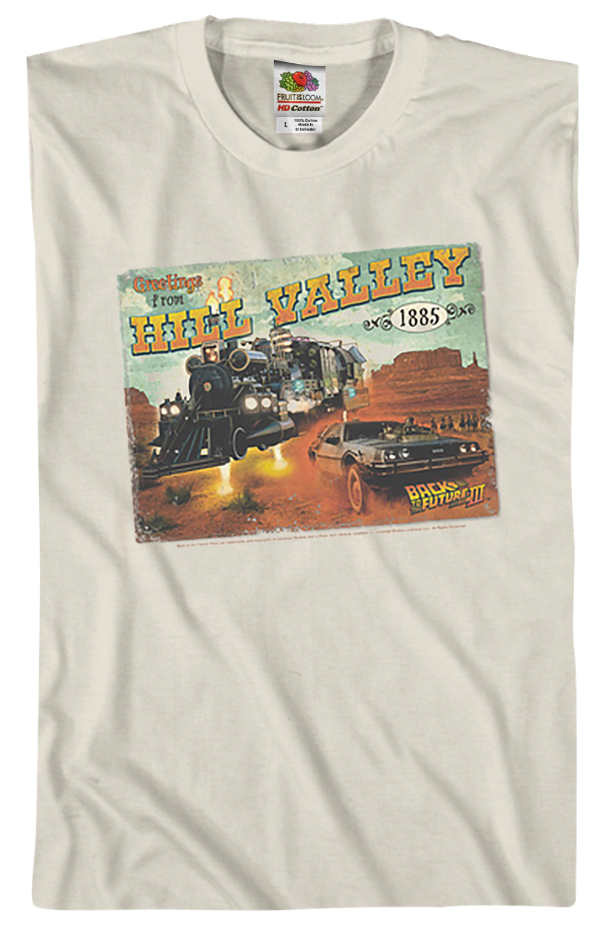Postcard Back To The Future T-Shirt