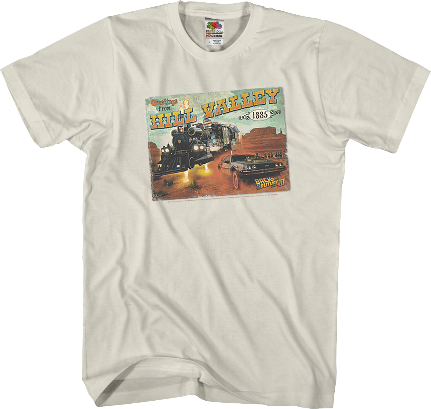 Postcard Back To The Future T-Shirt