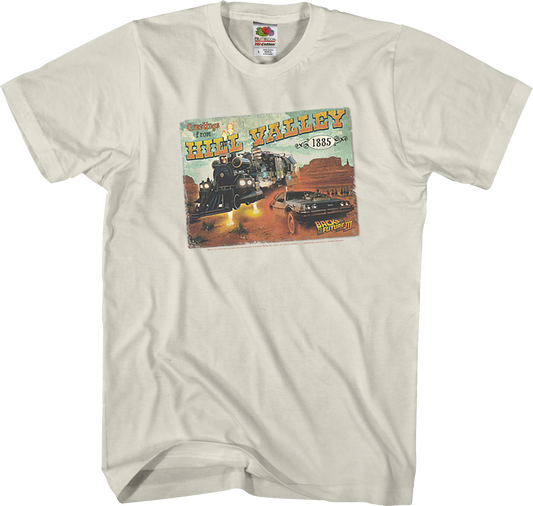 Postcard Back To The Future T-Shirt