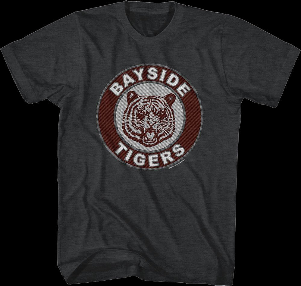 Classic Bayside Tigers Logo Saved By The Bell T-Shirt